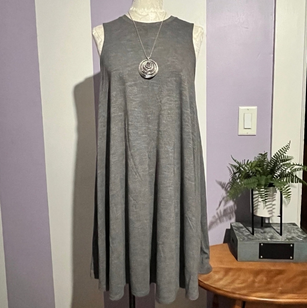 Womens Sleeveless T-Shirt Dress Womens